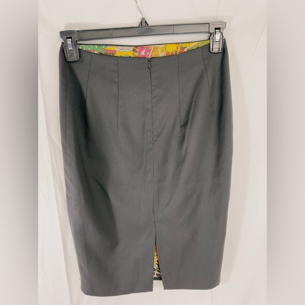 Licensed Marvel lined pencil skirt black size 4 - Picture 9 of 9